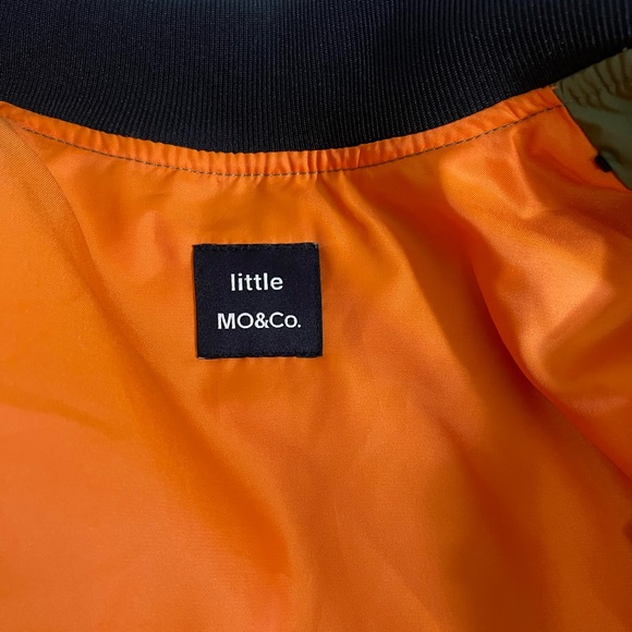 Little Mo& Com kids Jackets green olive with a rocket patterns not new normal - Picture 7 of 9